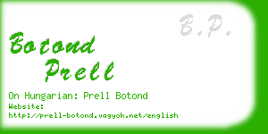 botond prell business card